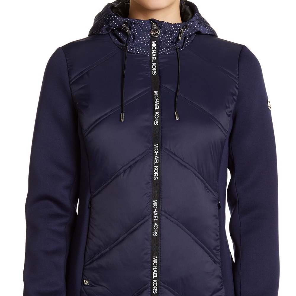 Michael Kors Mixed Media Coat